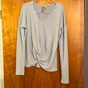 Light gray casual top